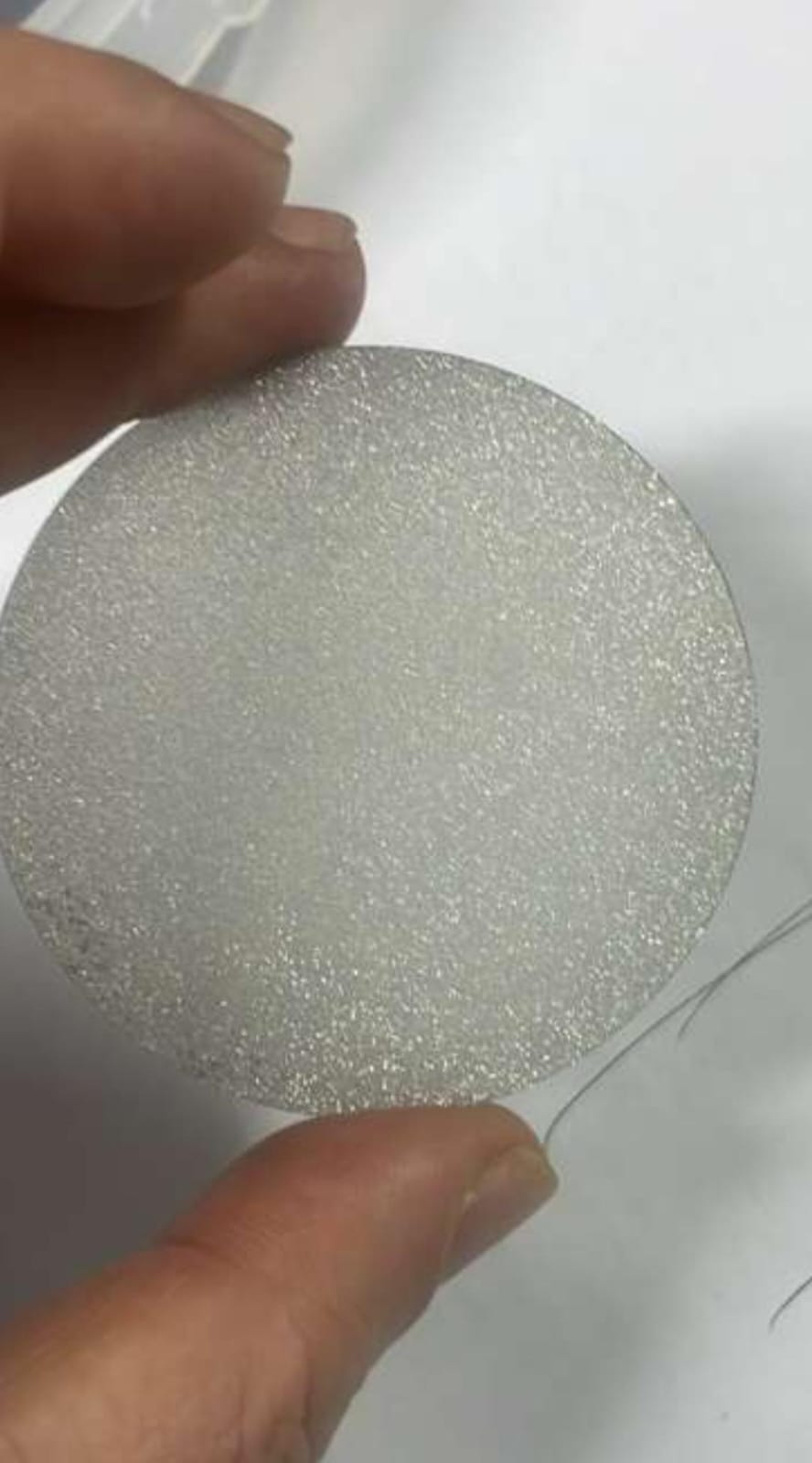 Unpolished free-standing optical CVD diamond wafer